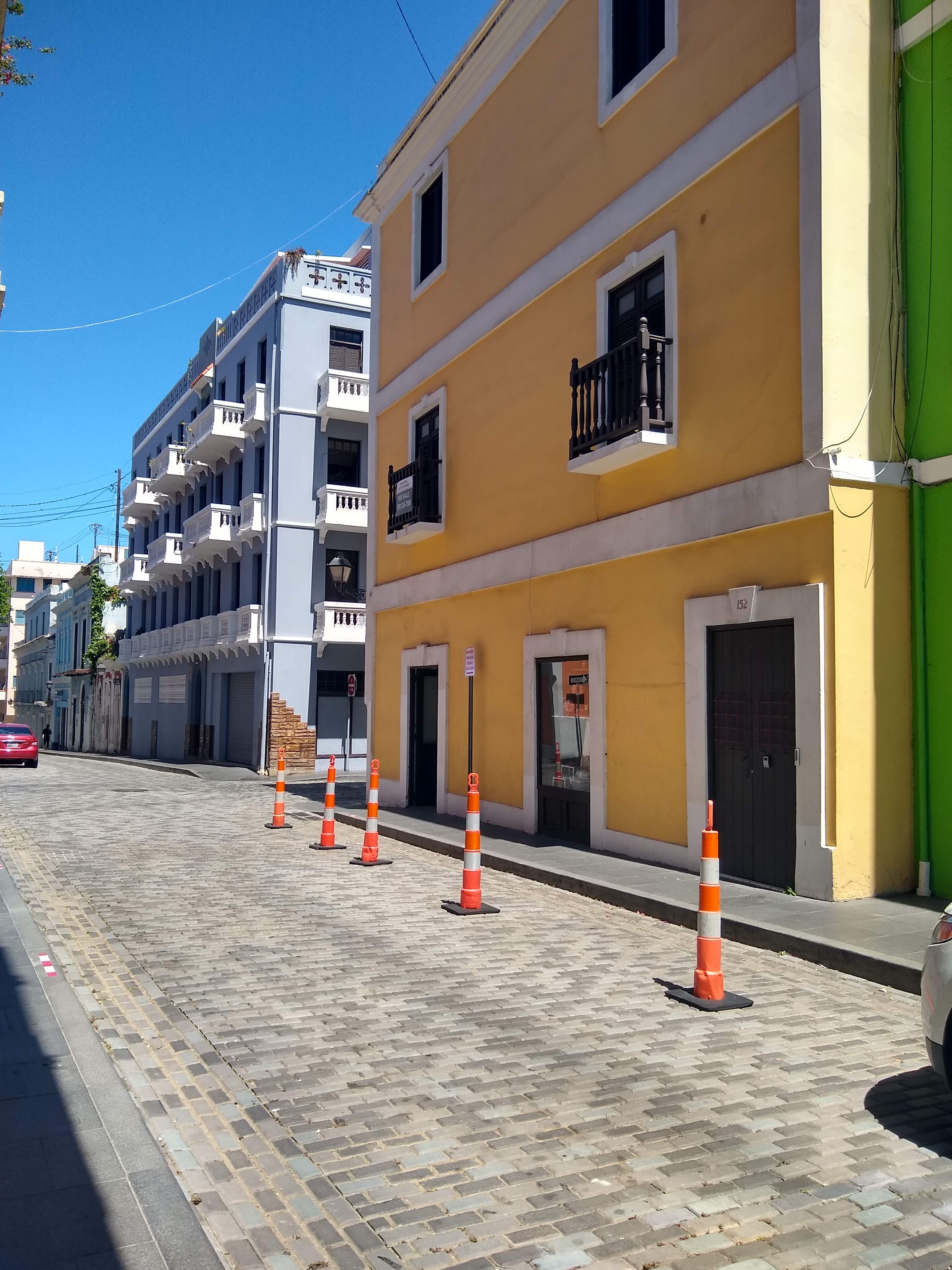 Traffic Cones in Old San Juan